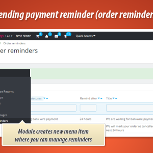 Unpaid Order Reminder
