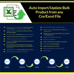 Import/Update Bulk Product from any Csv/Excel File Pro