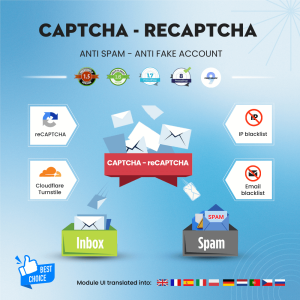 re Captcha - Anti Spam - recaptcha - anti fake accounts
