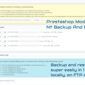 NT Backup And Restore LIGHT, Automatic Backup & Restore