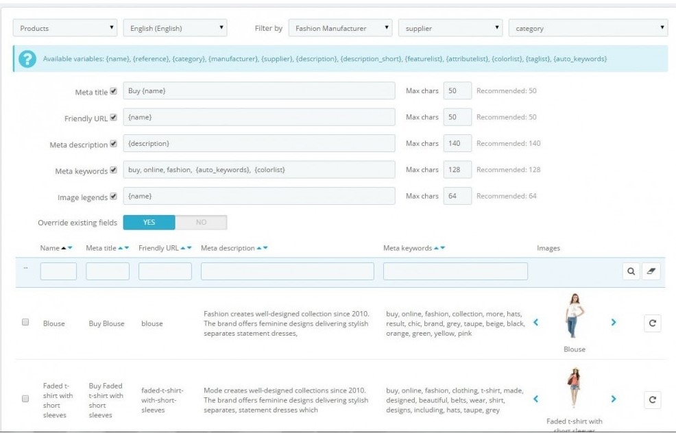 SEO Meta Tags Manager + ChatGPT